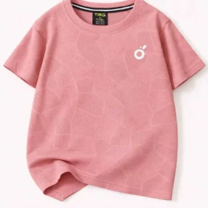 Tikq Garments Boys & Girls Printed Cotton Blend Regular T Shirt (