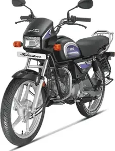 Hero Splendor+ Non i3S Booking for Ex-Showroom Price (Black with Purple)